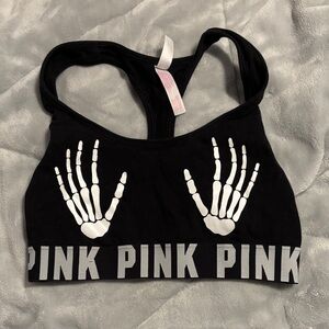Victoria's Secret PINK Skeleton Sports Bra